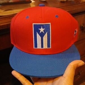 New Era Red and Blue Hat